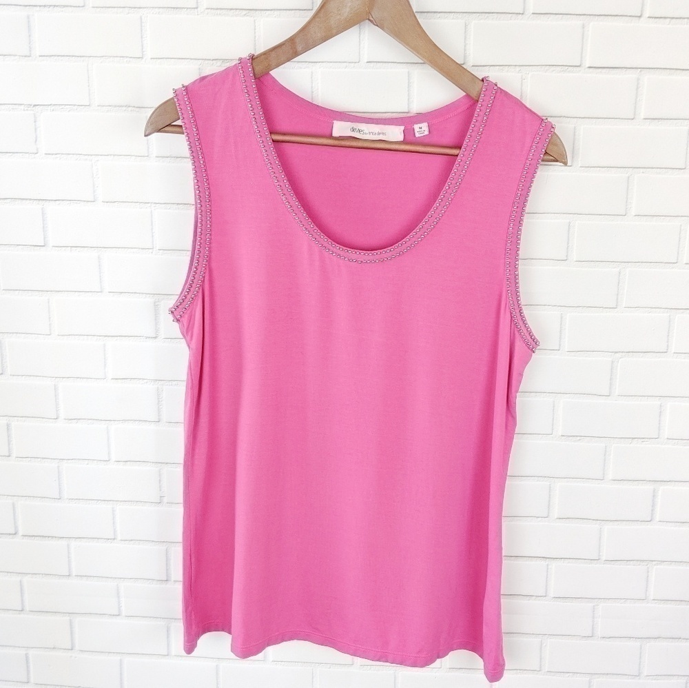 Davies by Erica Davies Pink Tank Top